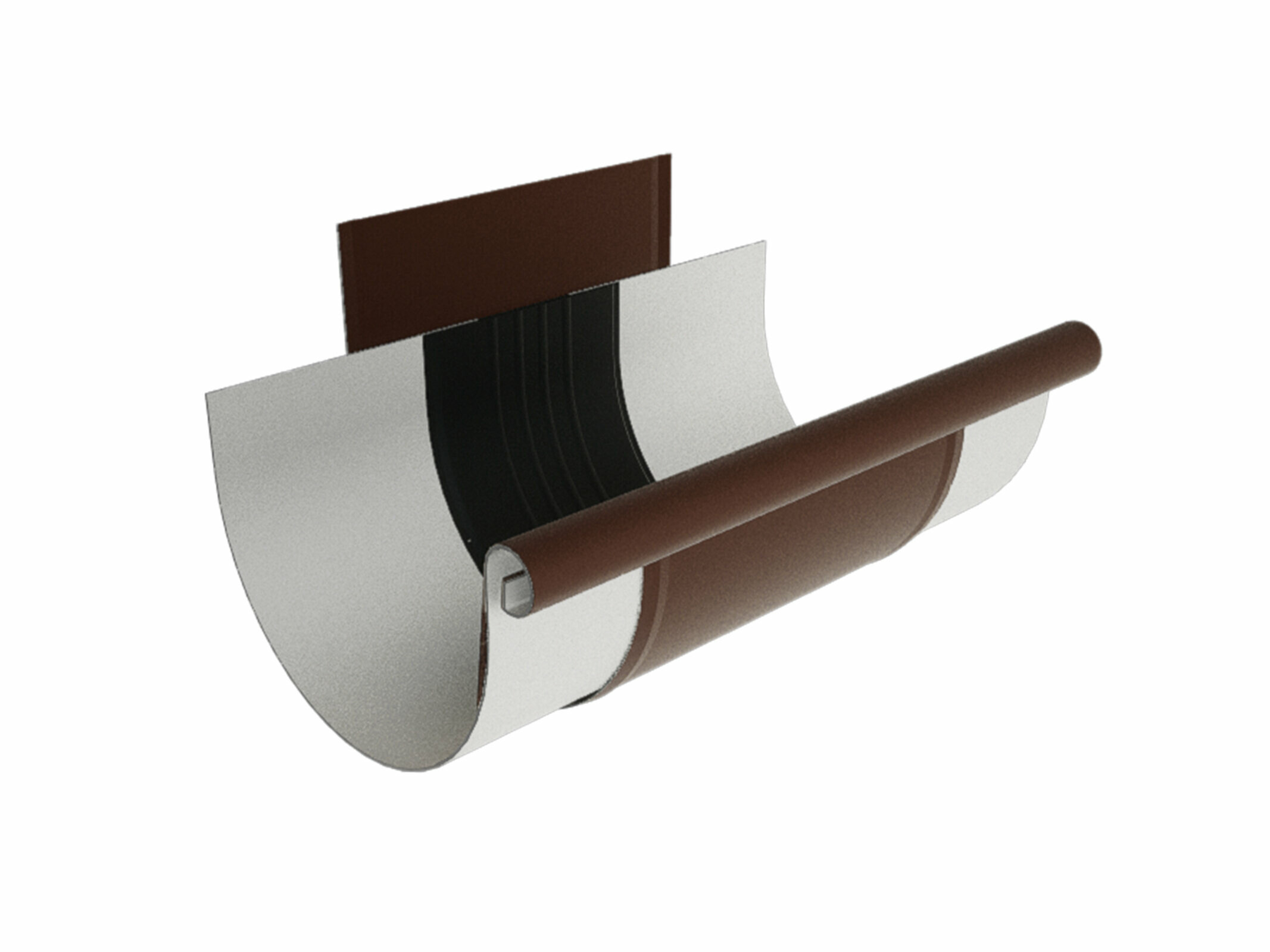 PREFA gutter expansion joint with bead and cover plate (set)