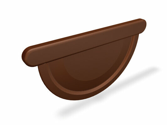 PREFA gutter end plate